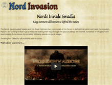 Tablet Screenshot of nordinvasion.com